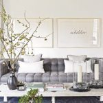 Graue Sofas | Winterliche Wohnzimmer