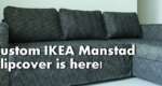 Manstad Sofa Bed Snug-Fit Cover from Comfort Works
