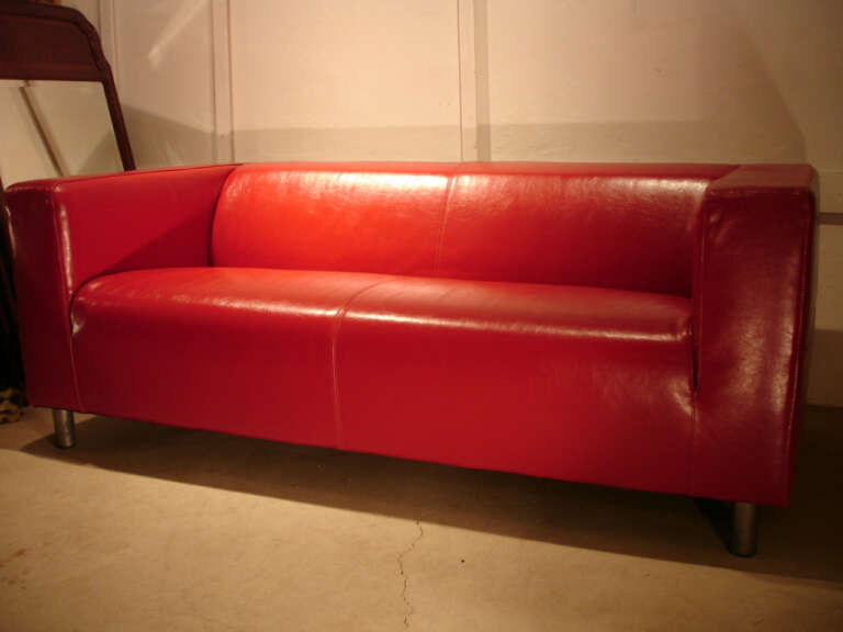 How to fix my leather IKEA Klippan sofa