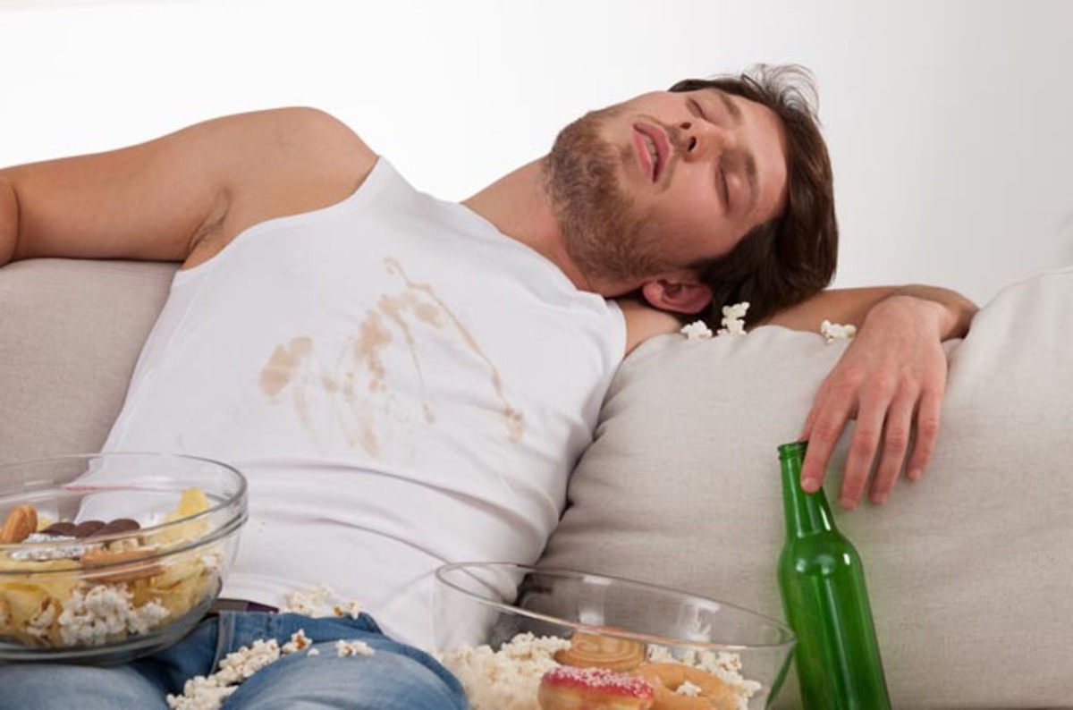 Why you should never eat on your sofa