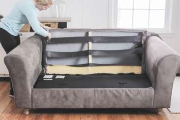 How to restore cushions and fix a sagging couch