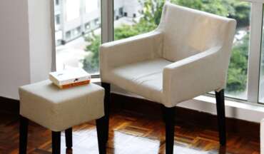 Dining chair covers: The easy dining room makeover hack