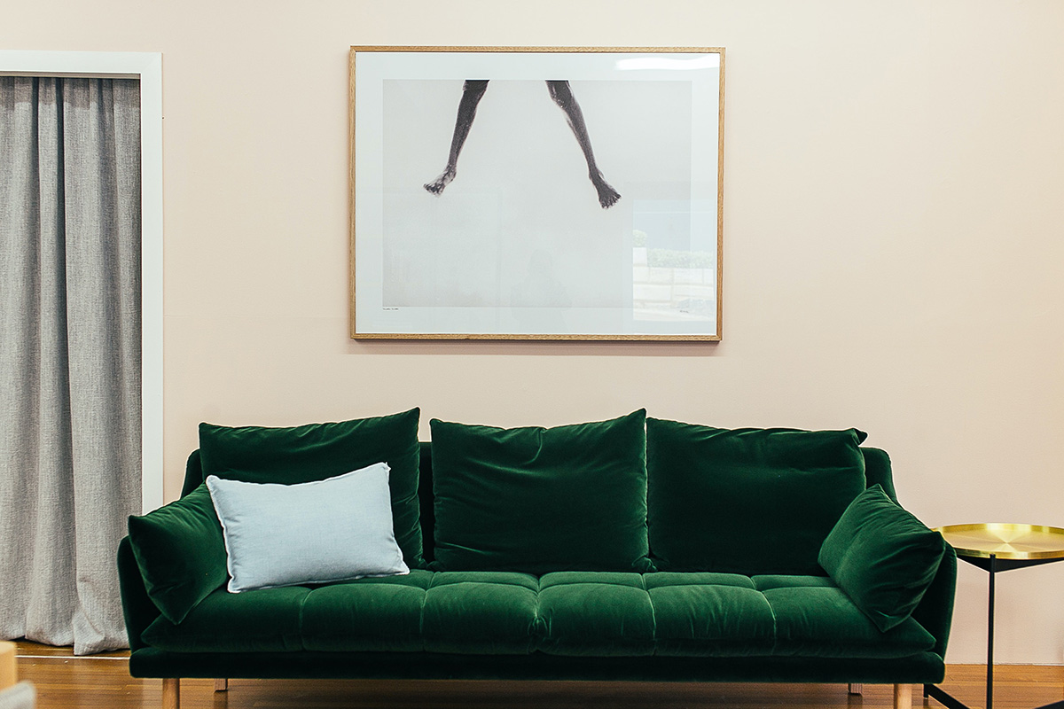 Why a green sofa is always a good idea