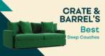 Crate and Barrel’s Best Deep Couches